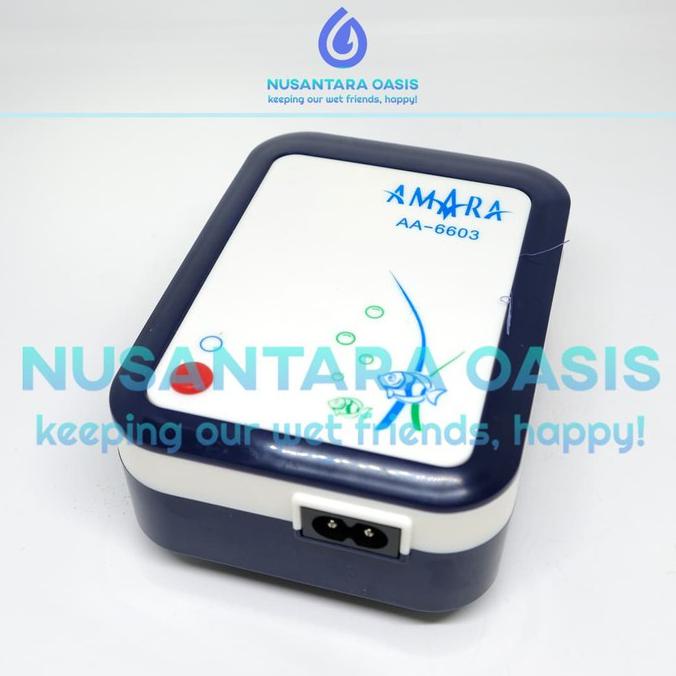 GROSIR OPEN AMARA AA 6603 Mini AC/DC Air Pump / Aerator / POMPA UDARA AQUARIUM