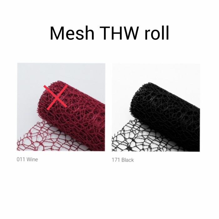 

(DISKON TERMURAH) Kertas bunga / kain bunga / jaring spider Mesh THW