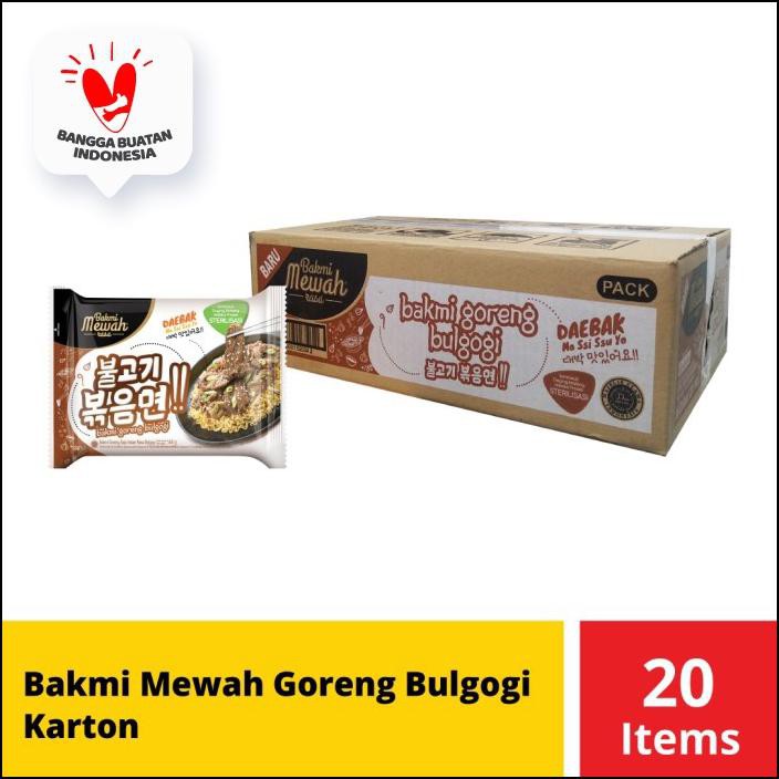 

BAKMI MEWAH GORENG BULGOGI KARTON 20 BUNGKUS