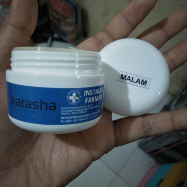 Natasha skincare cream malam glowing