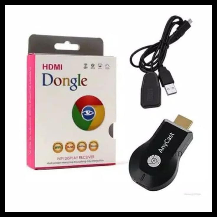 Anycast Dongle Hdmi Wireless Wifi Display Receiver Dlna Airplay Komplit Kode 750