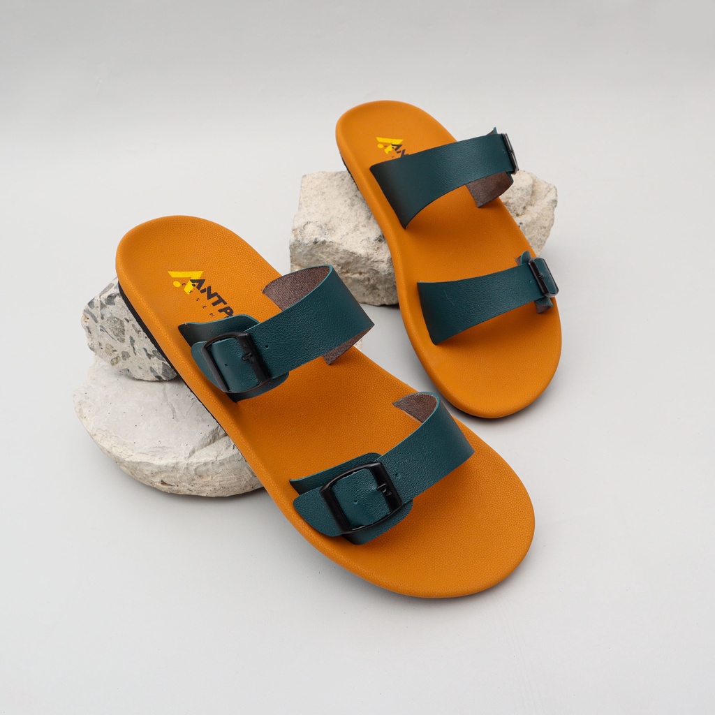 REV STORE - Sandal Slide Olive Gesper BROTHER