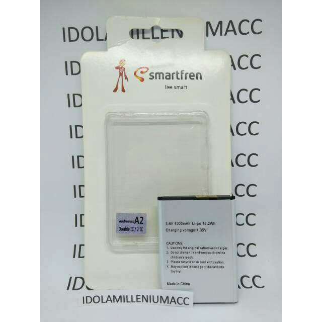 Baterai Smartfren Andromax A2 4G Lte Original 99%