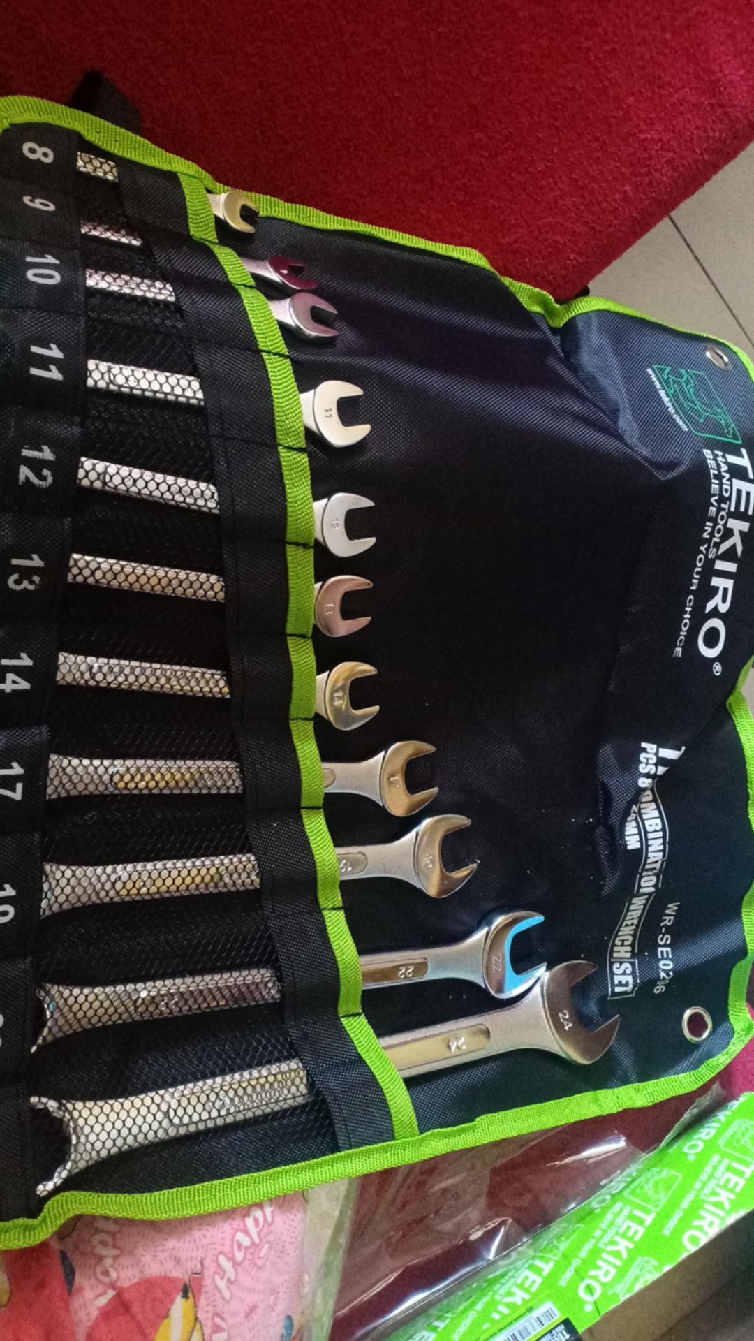 Kunci Ring Pas 11pc 8mm-24mm Tekiro