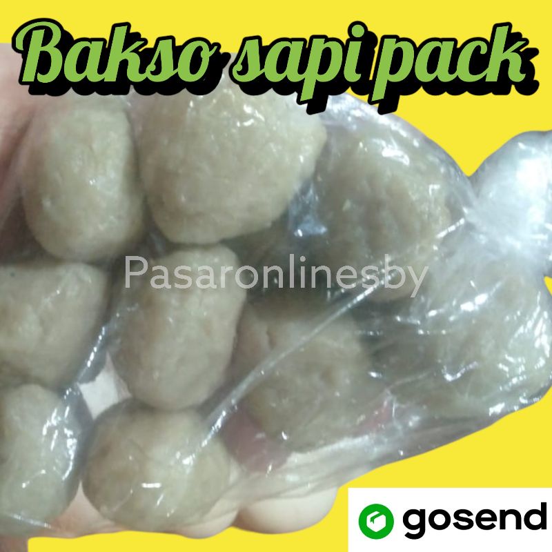 

PASAR GUBENG - Bakso pentol Sapi / Ikan curah - Per Bungkus isi 10