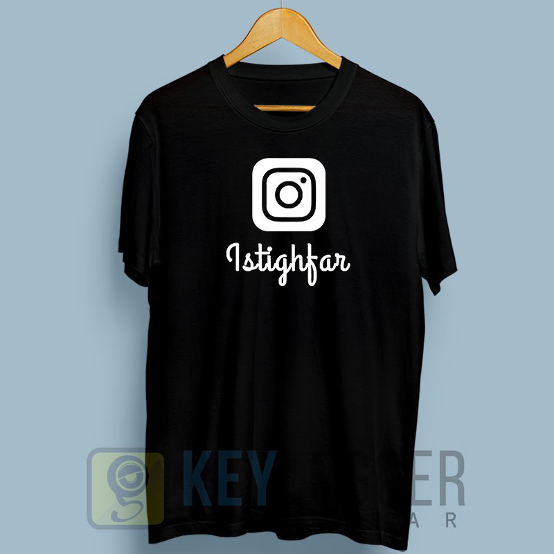 Baju Kaos Islami Plesetan Instagram Istighfar 3