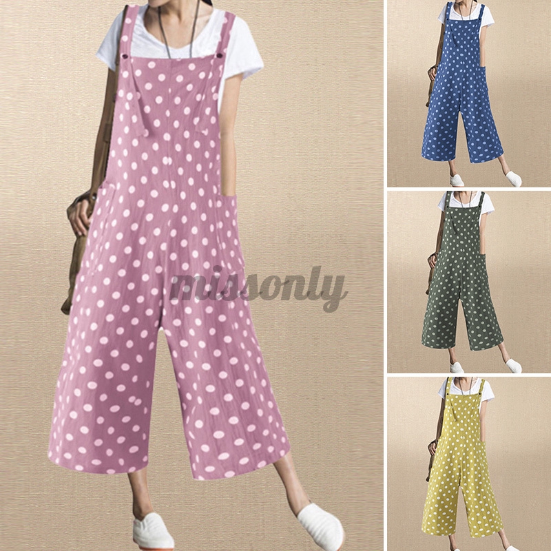 polka dot overalls