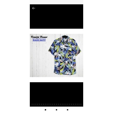 FORTGLASS HAWAI HAZEL KEMEJA PRIA BAJU PANTAI COWO BALI REGGAE COWO