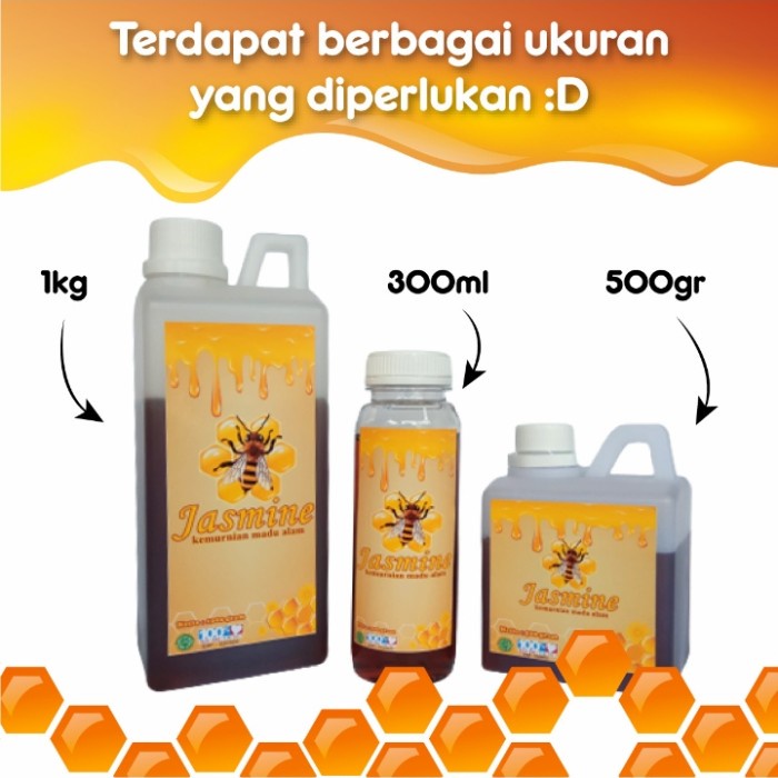 

madu jasmine, madu hutan asli ( multiflora ) 500 gr