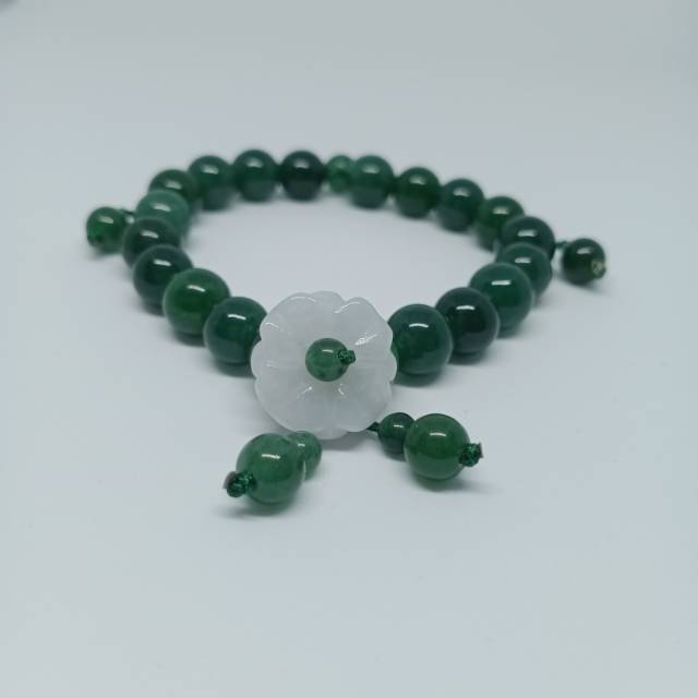 gelang giok model bunga