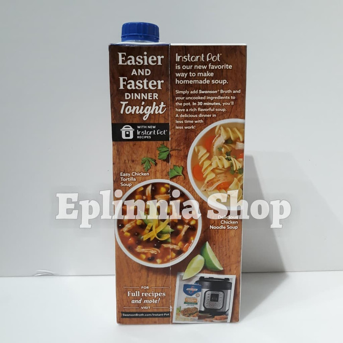 

PROMO TERBATAS - SWANSON CHICKEN BROTH LESS SODIUM 907 GR - KALDU AYAM