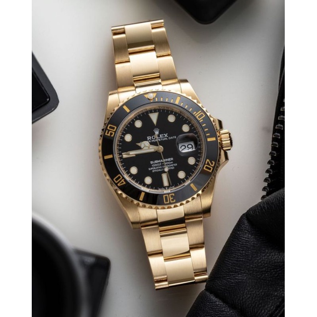 Jam Tangan Pria Merk Rolex Submariner Gold Automatic