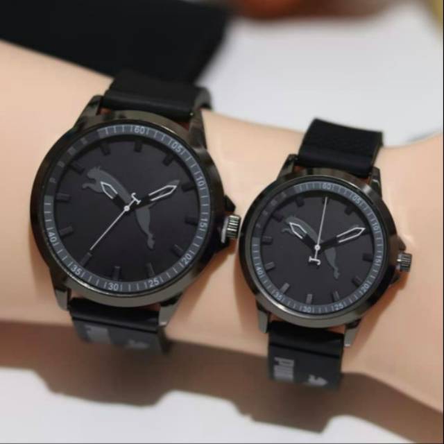 Harga Sudah Sepasang Jam Tangan Couple Puma Karet Sporty