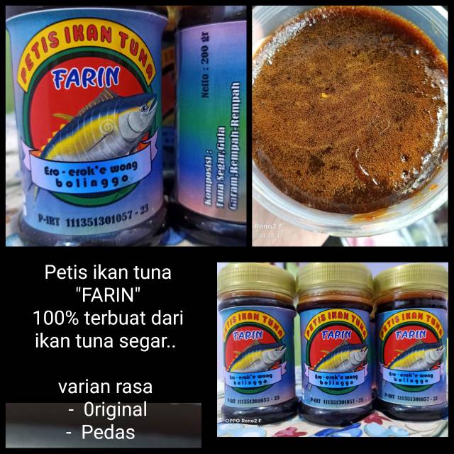 

Petis Ikan Tuna Segar/Erok-Erok#Kualitas Terjamin 100%Halal