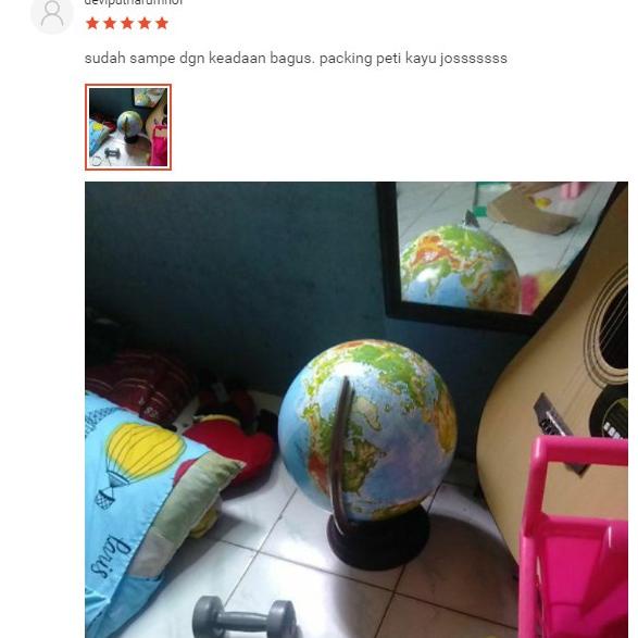 

[PRODUK YCL9E] [ PROMO ] Premium Globe 30cm - Bola Dunia 30 cm - Bahan Bagus Kokoh - Edukasi Negara Peta Dunia AZ0