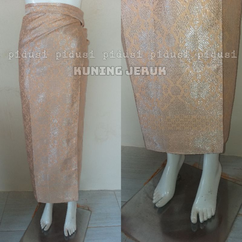 Rok songket lilit kecubung