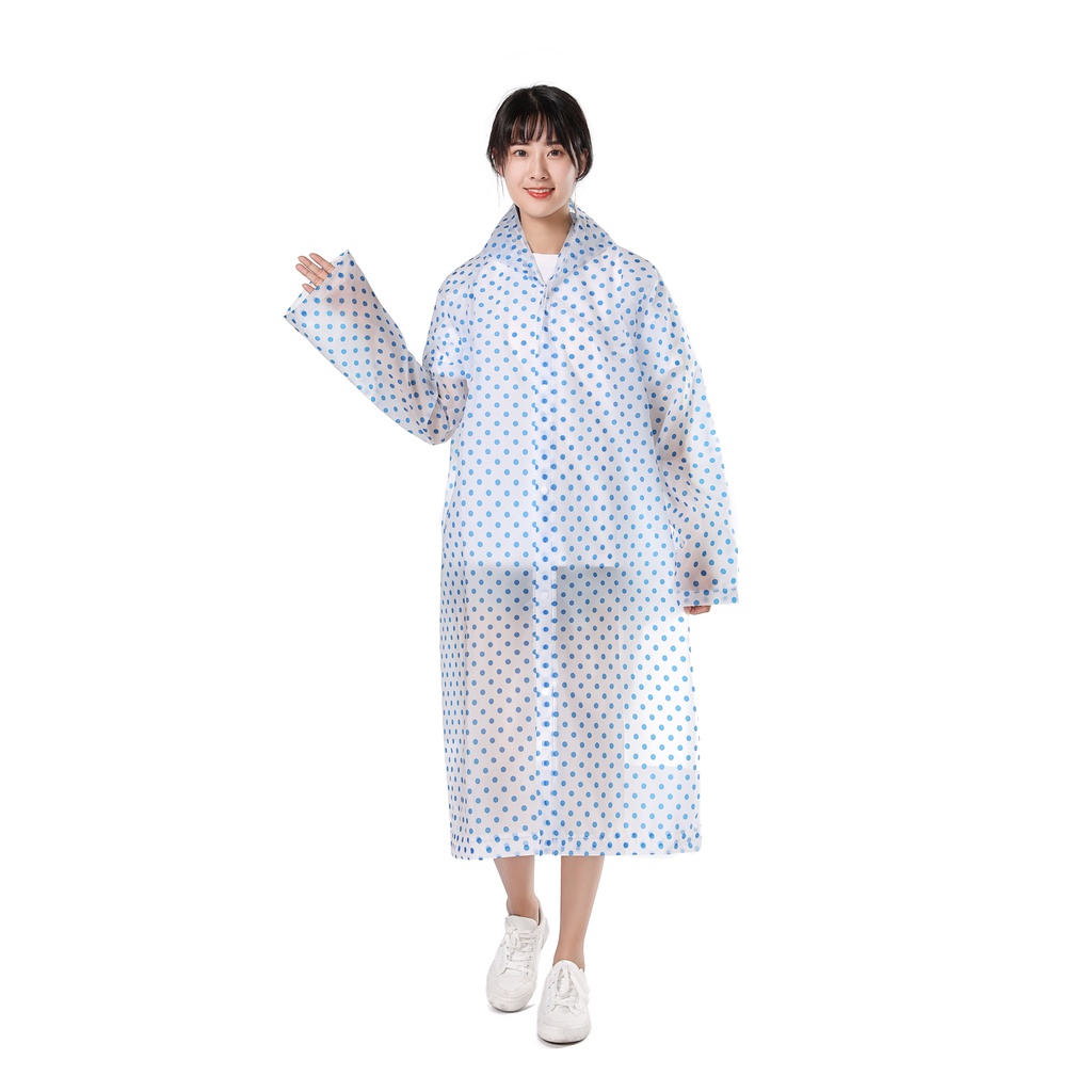 (De'ombrello)JAS HUJAN EVA POLKADOT/RAINCOAT BEST QUALITY EVA (KODE 893)