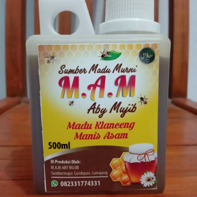 

Madu klanceng 500 ml