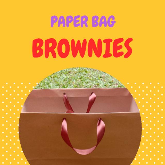 

Paperbag l Paper bag kantong kertas untuk brownies dan Bolu go green