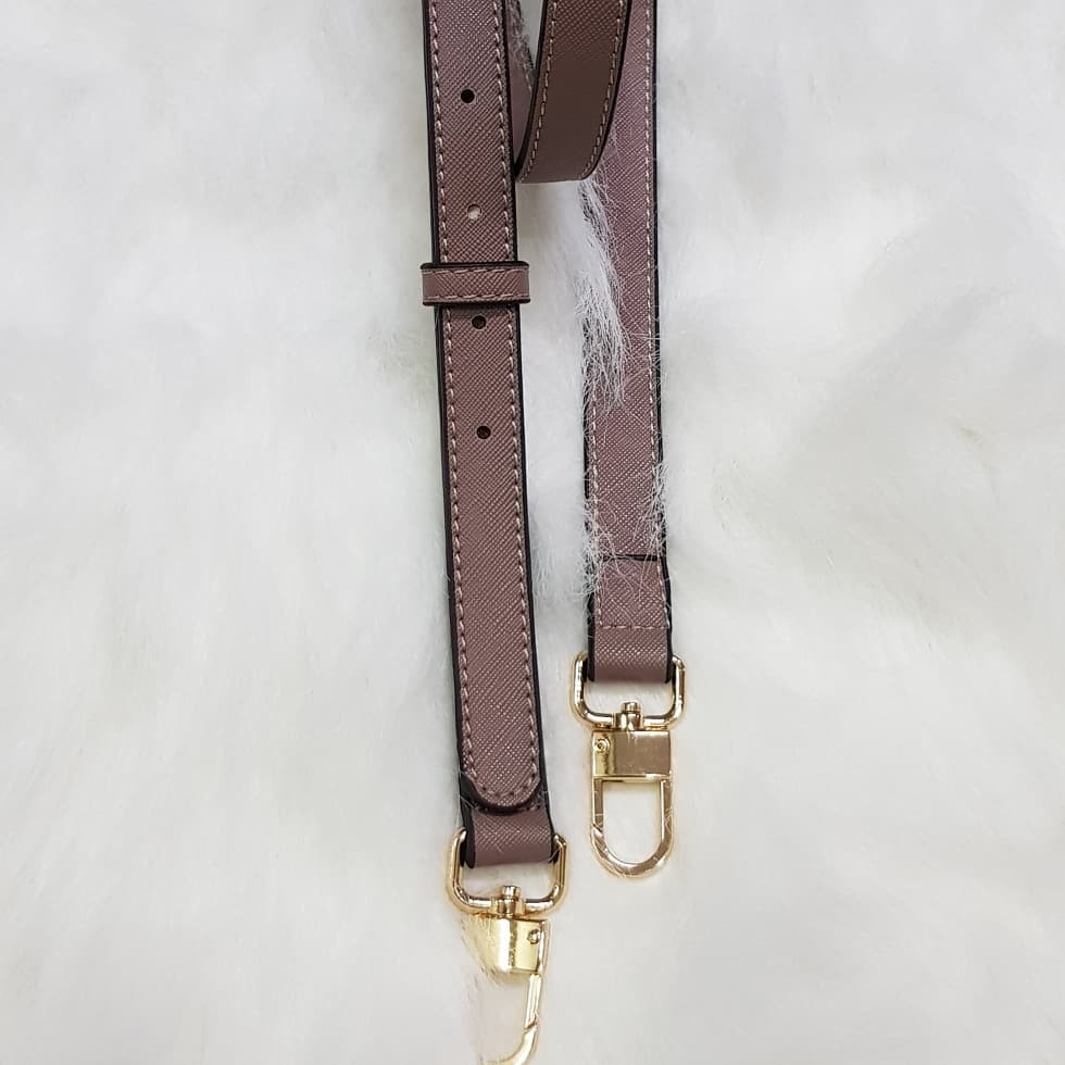 Maura slim 1.8cm saffiano adjustable bag strap