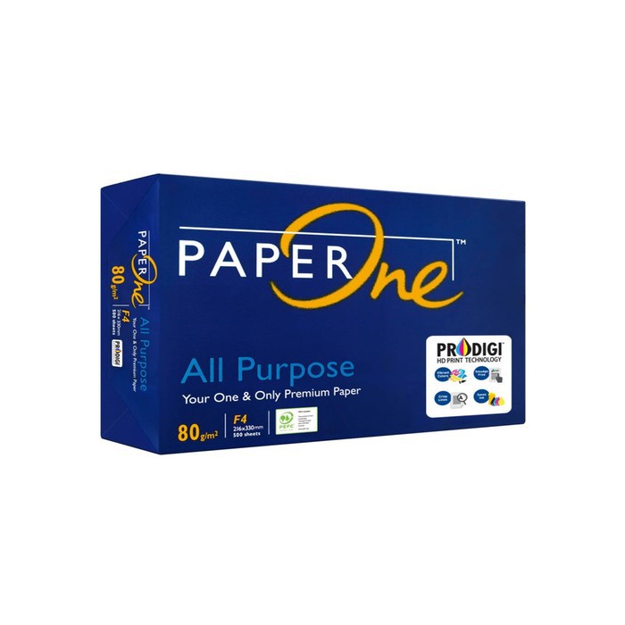 

KERTAS HVS PAPER ONE F4 80 GSM