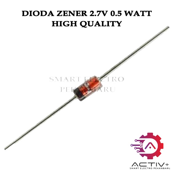 ORIGINAL DIODA ZENER 2.7V 1/2W ZENER 2V7 ZENER DIODE 2,7 V 0.5WATT ORI MIC VOLTAGE REGULATOR DIODA Z