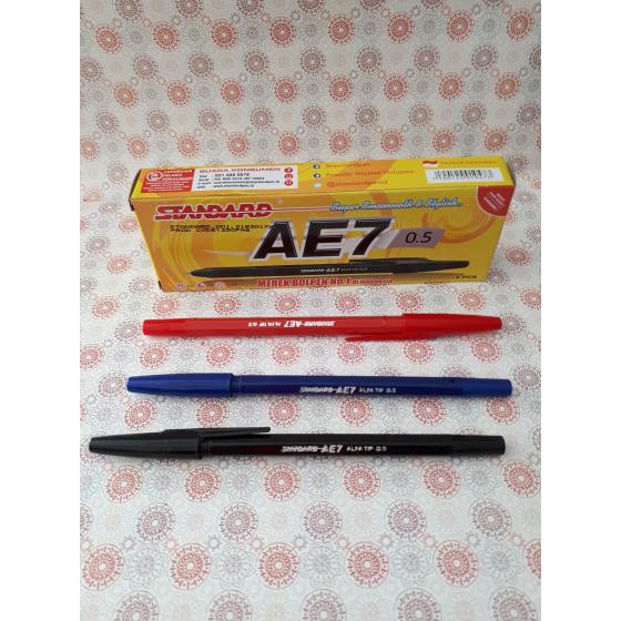 

Pen Pena Pulpen Bolpen Standard AE7/Balpoin Standar AE-7 TERBAIK