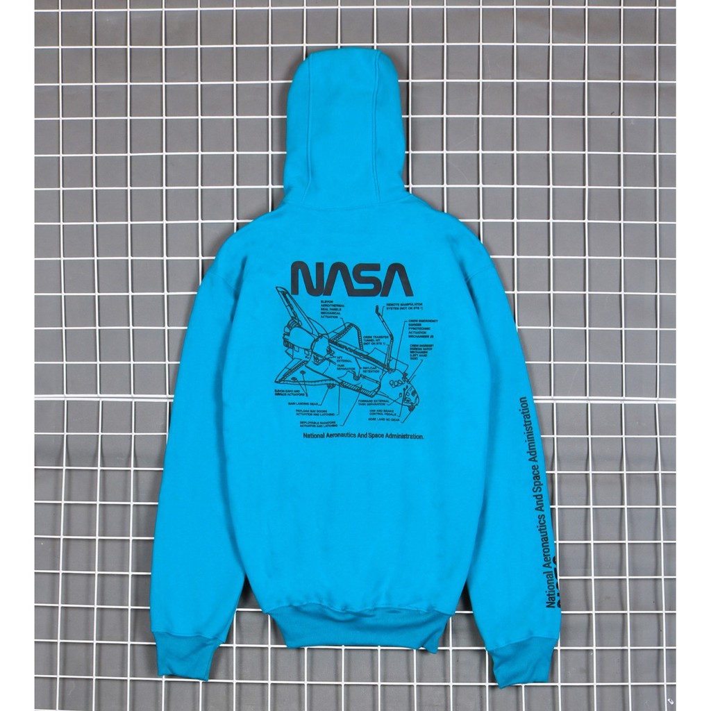 Jaket Hoodie H AND M  NASA ROKET – Edition Trendy Casual Unisex Good Brand Quality Stylish