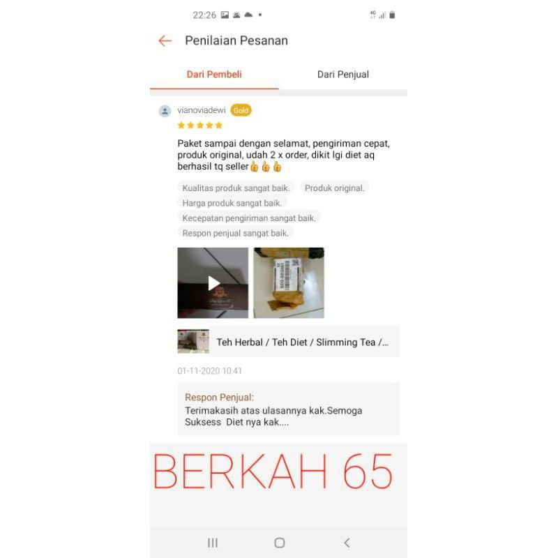 BQT Slimming Herbal original ( 1box isi 25 ktc )Garansi uang kembali double