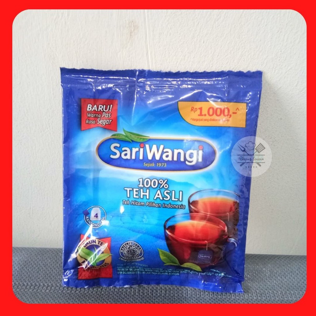 

Teh Sariwangi Celup Kemasan Sachet 8 Gram (Isi 4 kantong celup)