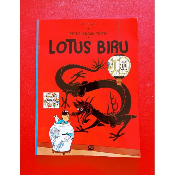 Jual Buku Seri Petualangan Tintin Lotus Biru Shopee Indonesia