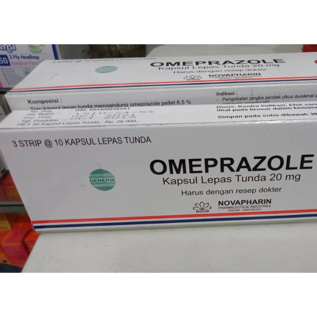 Omeperazole 20mg 1 Box Isi 3 Strip 10 Kapsul Shopee Indonesia