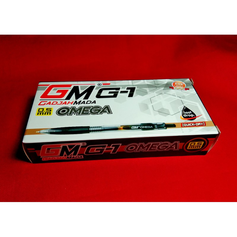 

GM G1 Gelpen Omega Hitam / Biru / Merah ( 1 Pack - 12 Pcs )