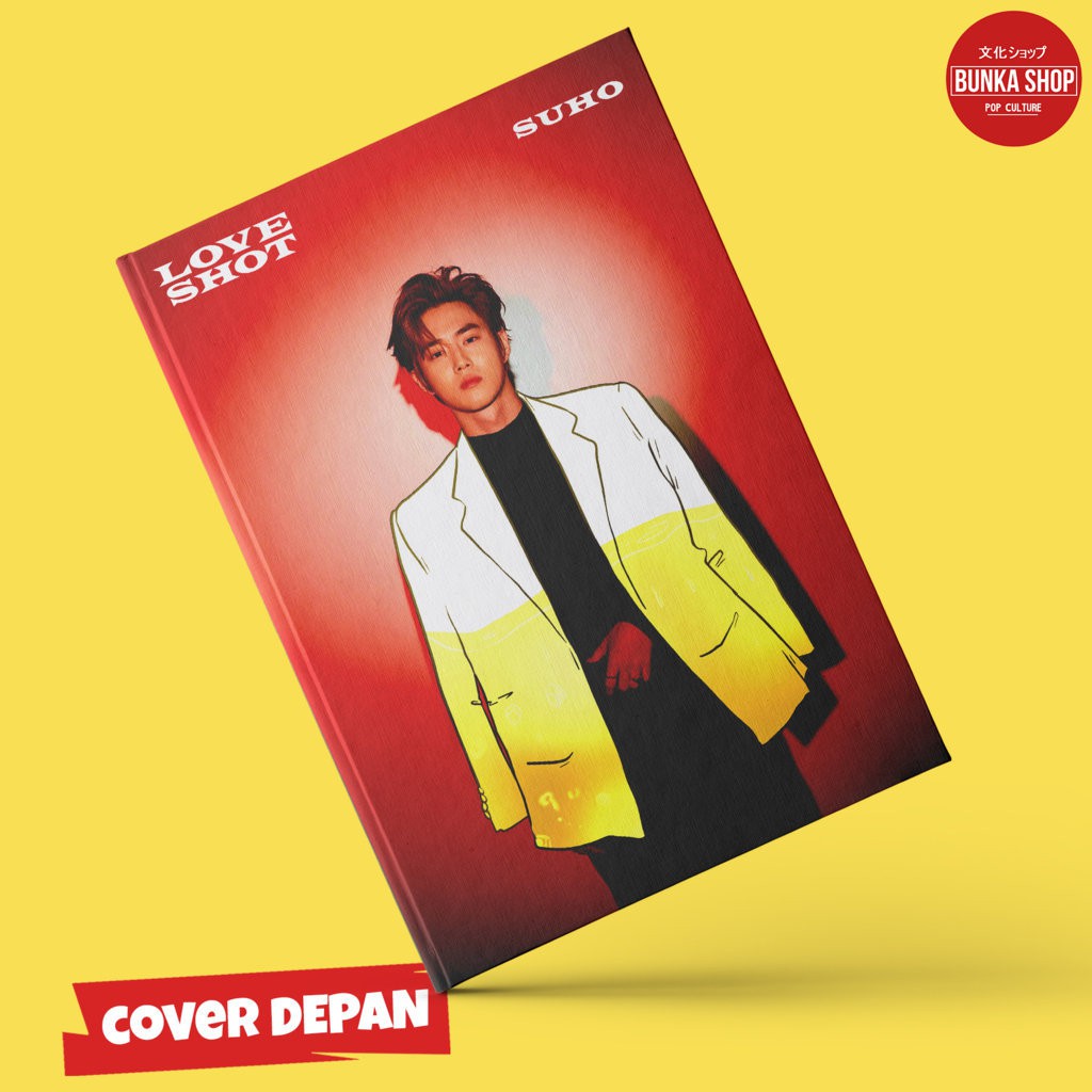 

Note Book Musik Korea Kpop Exo Suho Hardcover A5 Buku Tulis Catatan Murah
