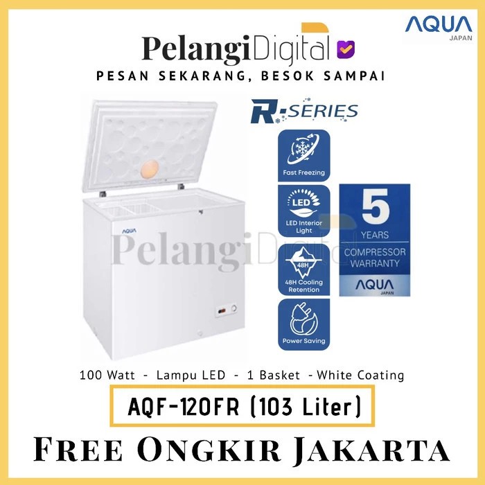 AQUA Chest Freezer Box - AQF-120FR / AQF 120
