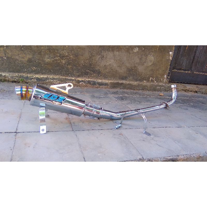 knalpot Racing dos Muffler for karisma, revo, honda Blade , supra x 125