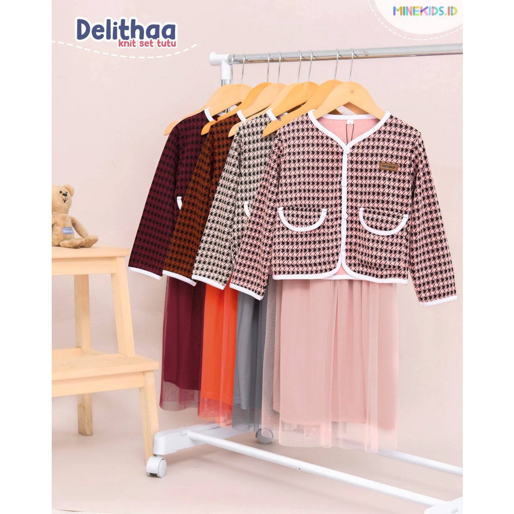 Setelan Rok anak Delitaa Rok Tule by Minekids