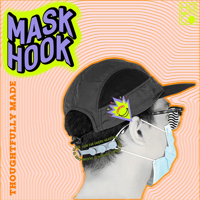 Hogo Mask Hook Pengait Masker Penahan Kaitan Karet Halus Silikon Tebal