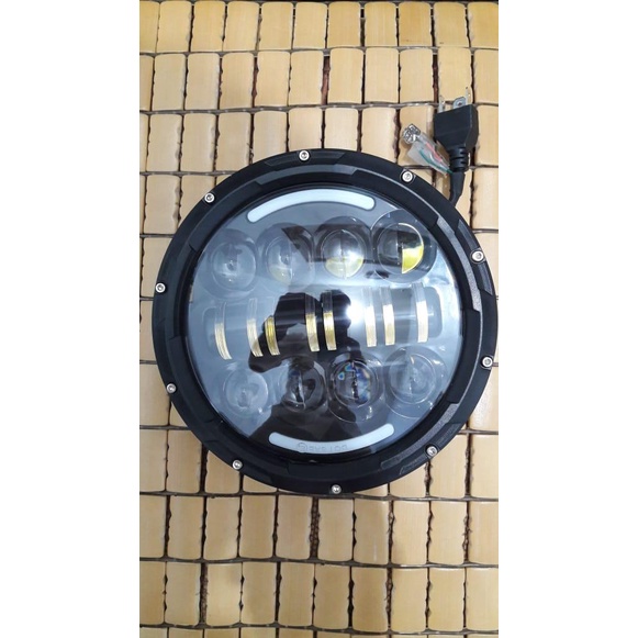 Daymaker Headlight 7 Inch Hi Lod Led Fog Lamp Head Lamp Harley Mobil Lampu Led Daymaker 7 Inch 40W-004 Daymaker 16 Led