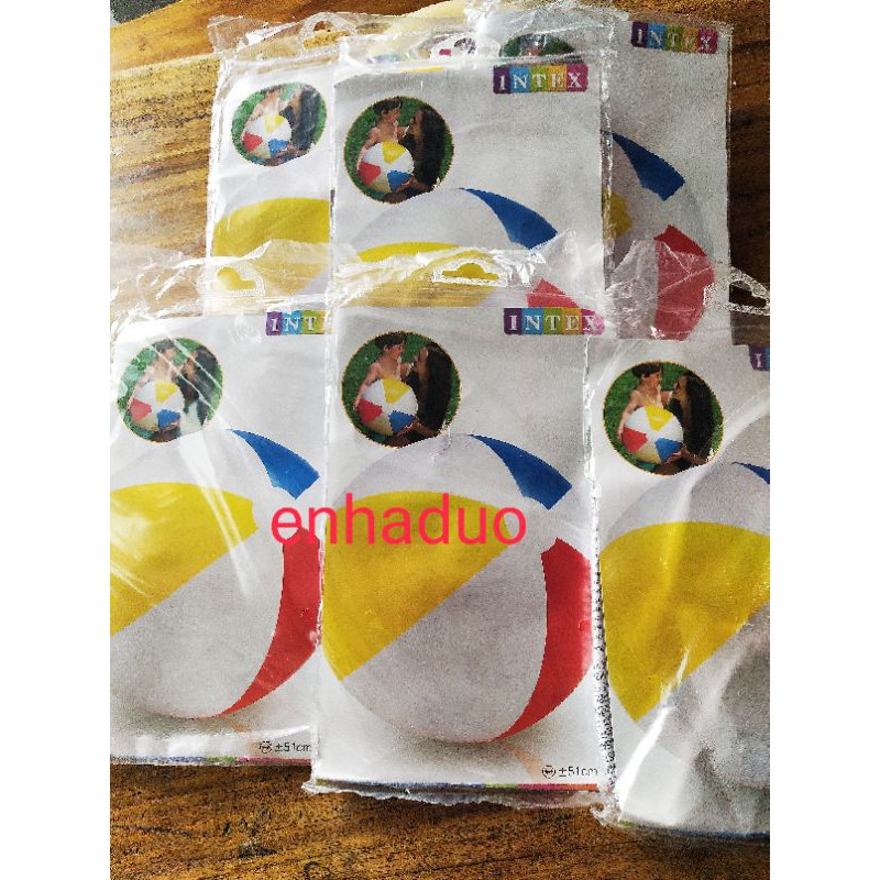 MAINAN BOLA PANTAI GLOSSY MERK INTEX