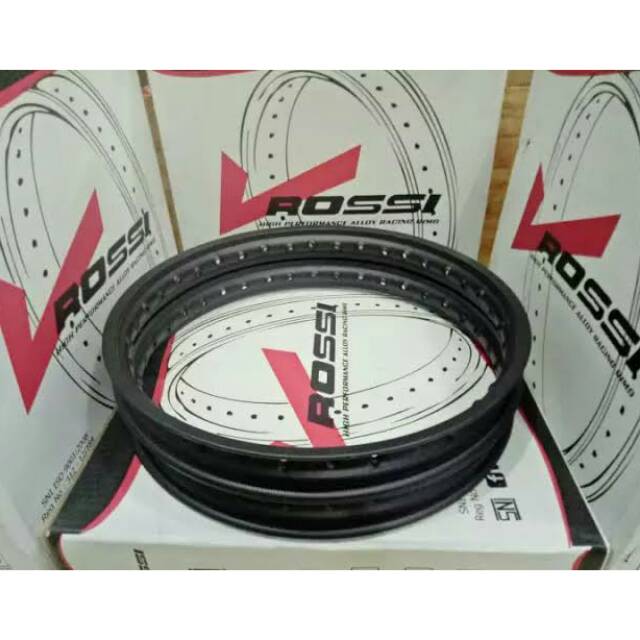 Velg Rossi SET 140/160 X 17 WM Hitam Doff (140 160 Ring 17)