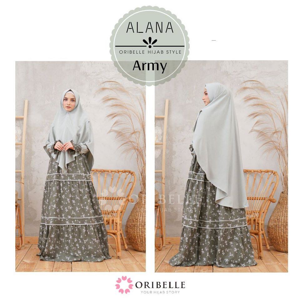 GAMIS SYAR'I SET KHIMAR "ALANA" BY ORIBELLE