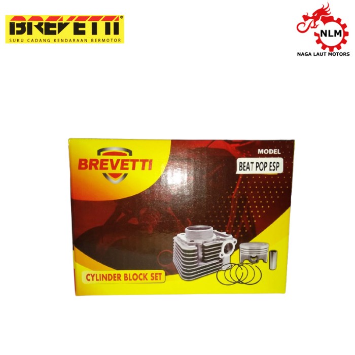 Brevetti Silinder Blok Seher dan Piston Kit Beat Pop Esp K44
