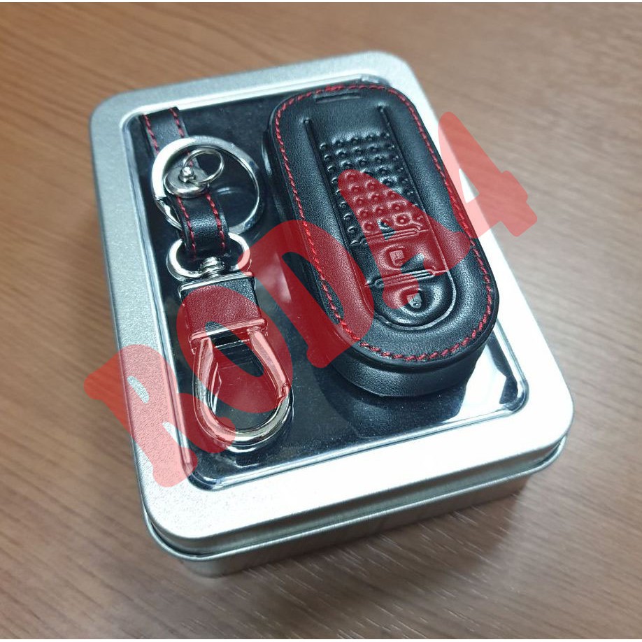 Leather Key Cover Sarung Kunci Kulit Grand Avanza VELOZ 2019 SMART KEY