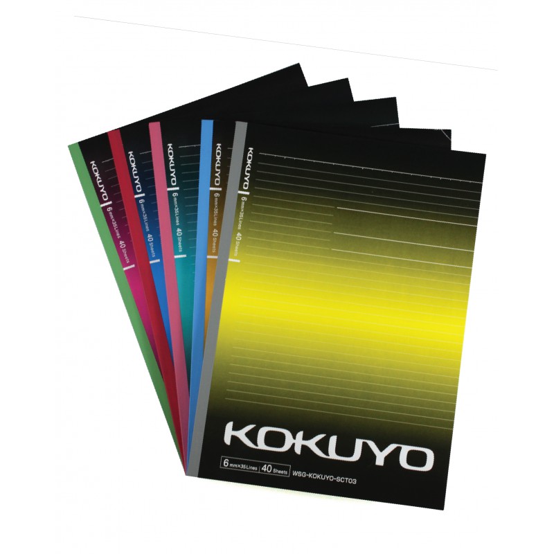 

Kokuyo Notebook Set 6 mm x 35 Lines 40 Sheets Gradient Color