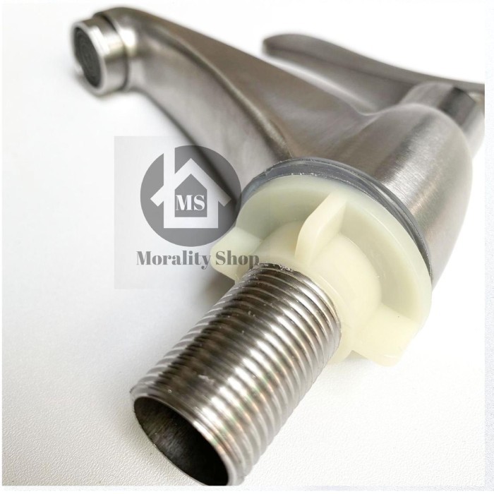 Kran WasTafel Stainless 304 tebal 36- Keran Air Cuci Tangan sink Washtafel stenlis tebel B04
