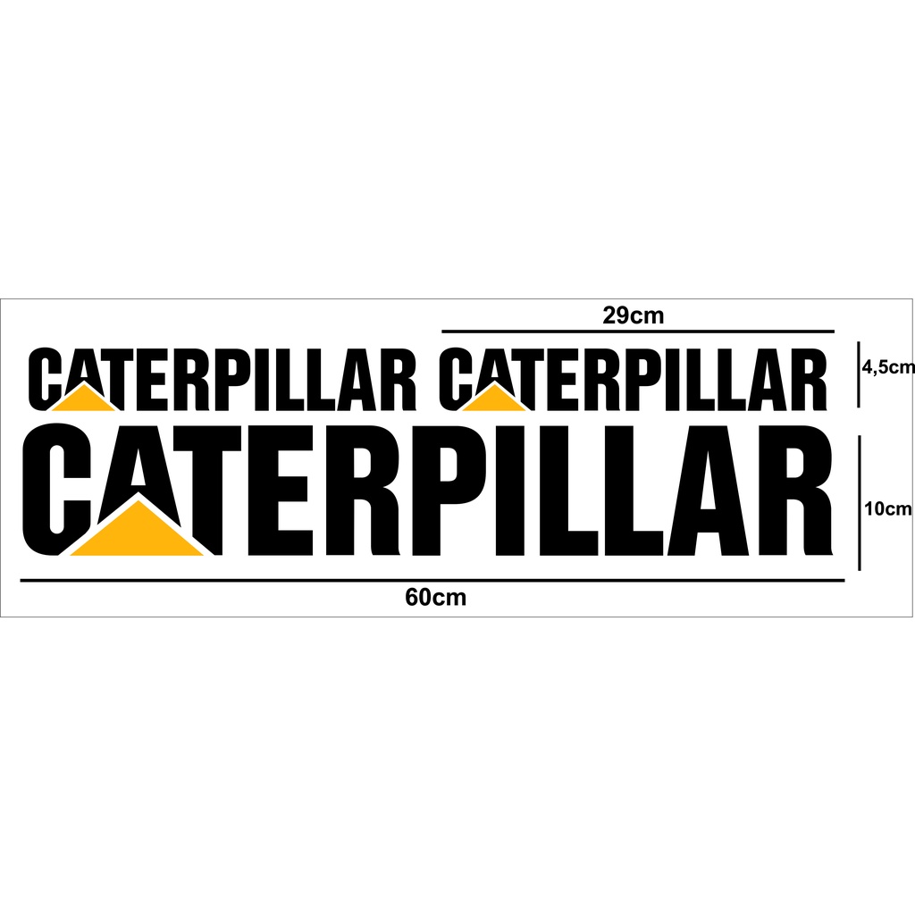 STIKER CATERPILLAR 1SET