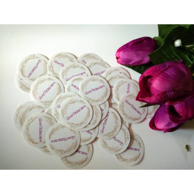 

stiker bulat 4cm 35k 100pcs