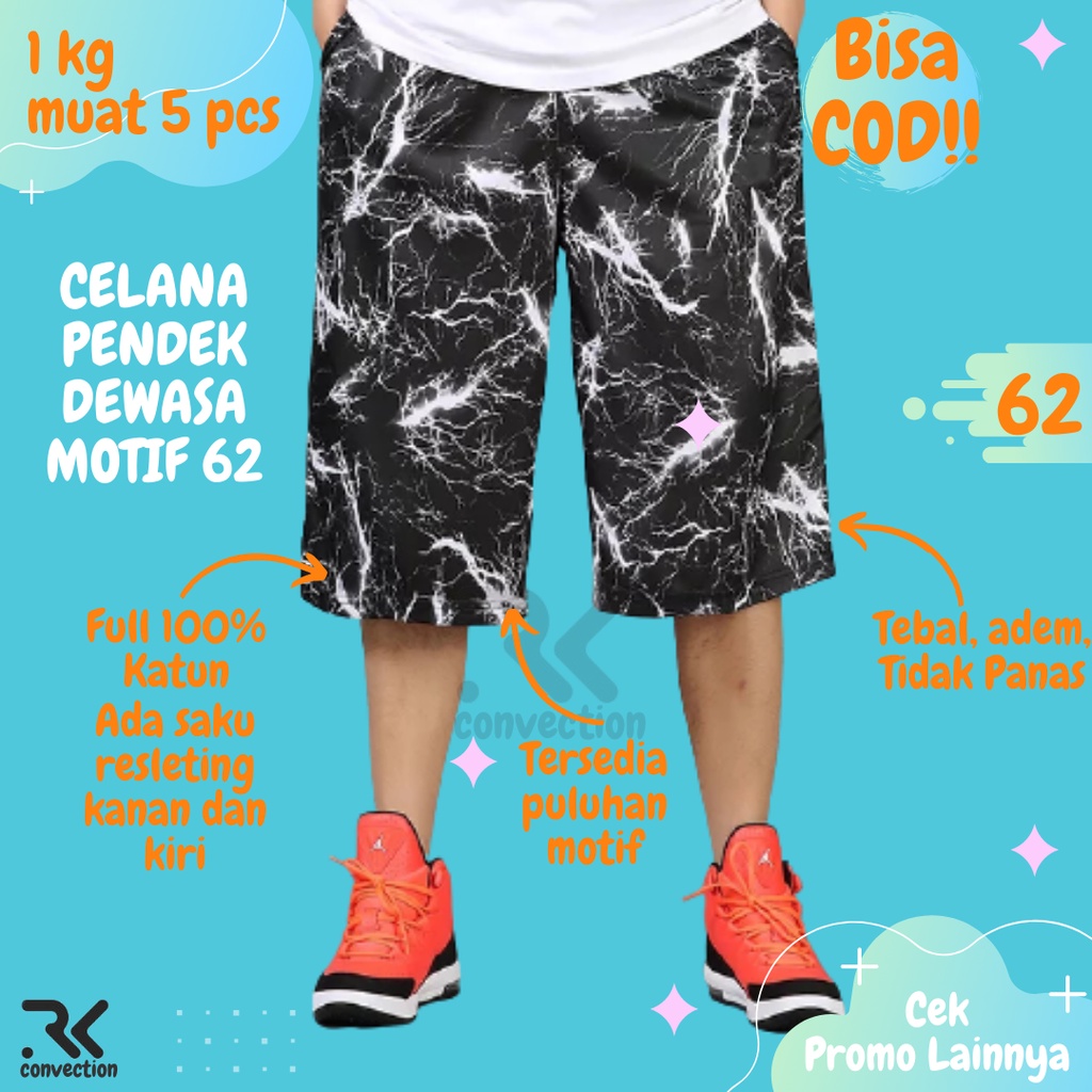 Celana Pendek Cowok Celana Kolor Wanita Pria Celpen Harian Celana Motif Pantai Bali Garis Hawai Olah