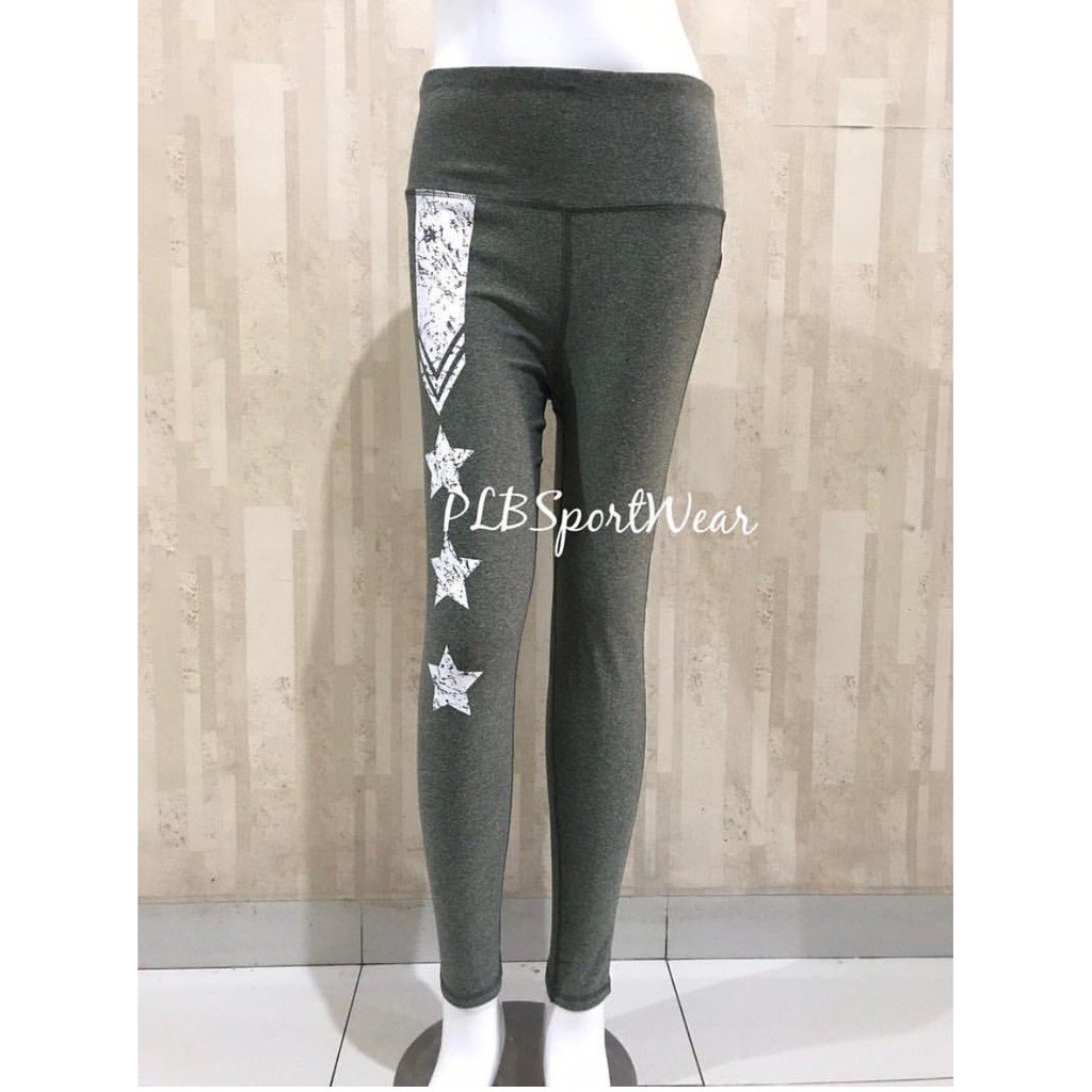 GOTTEX LEGGING SPORT LOGO GREY STAR